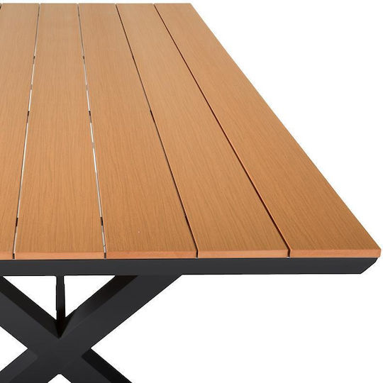 Маса Стабилна Fl6510 Сив 180x100x75бр
