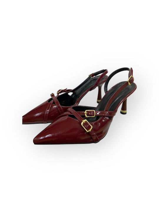 Stathatos shoes Burgundy Heels