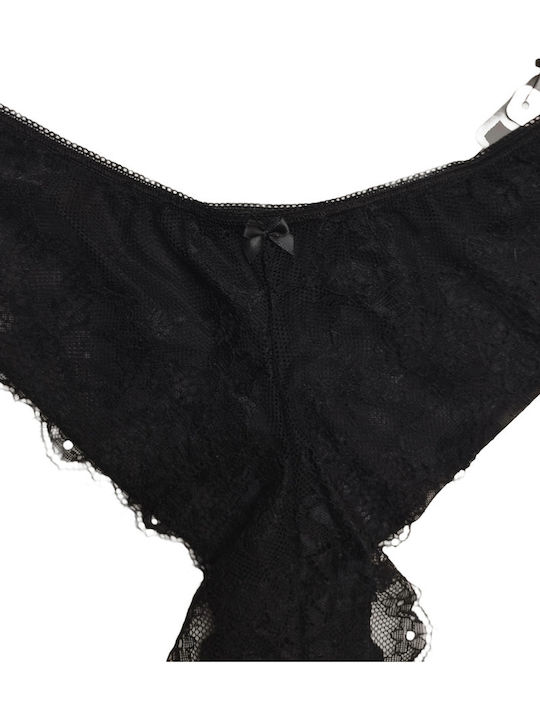 Femeie Brazilia cu Dantelă Black