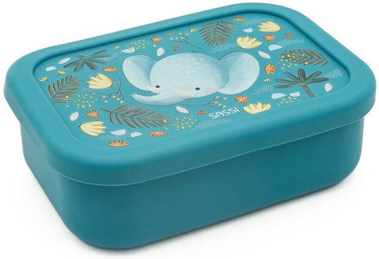 Sassi Junior Elephant Plastic Kids' Food Container 0.7lt Gray x 12cm