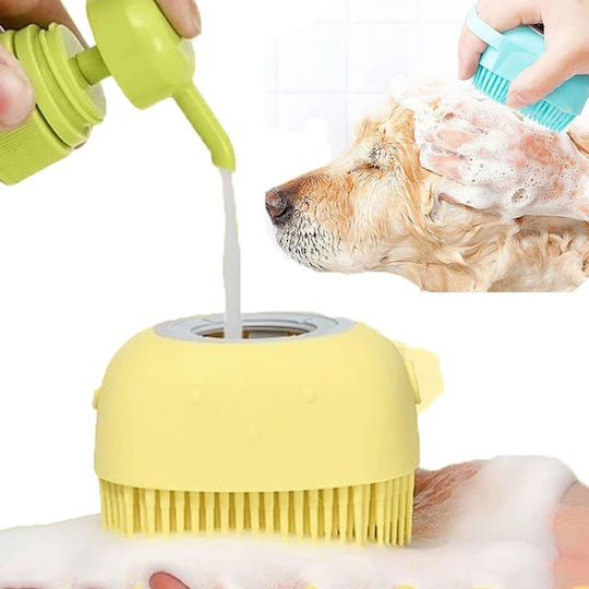Silicone Sponge Pet Shampoo Container Oem – Cyan