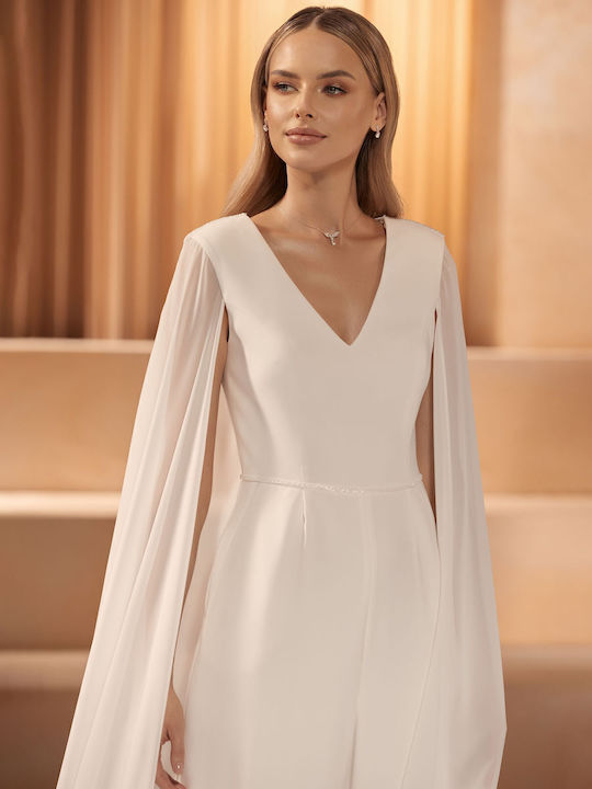 Braut-Elfenbein-Jumpsuit Lotus Braut-Elfenbein-Jumpsuit Lotus