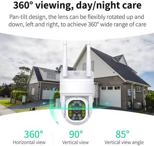 EDUP EH-1080P21 IP Камера за наблюдение Wi-Fi Full HD 1080p Водоустойчива с Двупосочна Комуникация