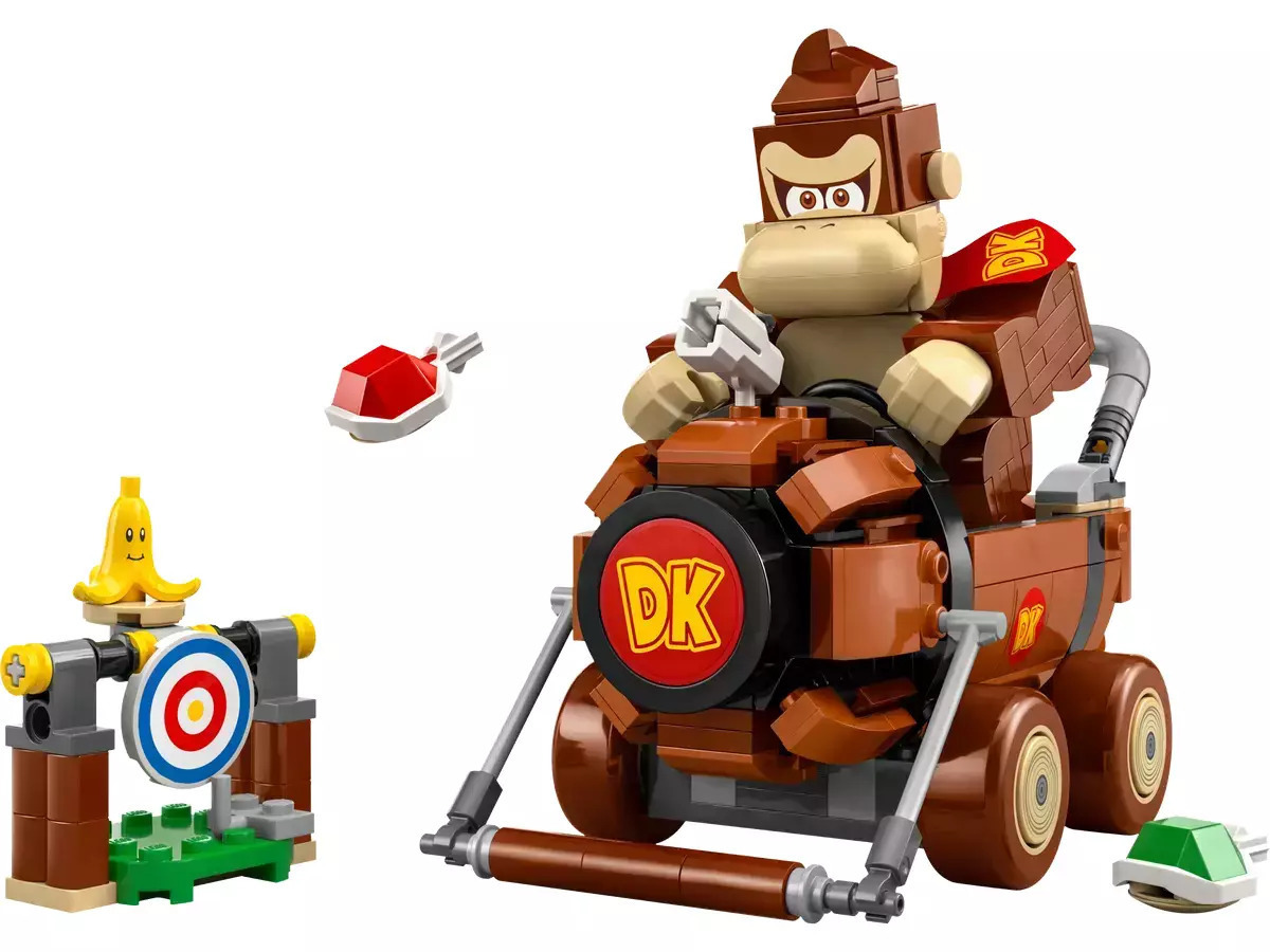 LEGO Super Mario Mario Kart Donkey Kong & DK Jumbo pentru 8+ ani