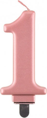GoDan Birthday Candle Number "1" in Pink Color PF-SCRZ1