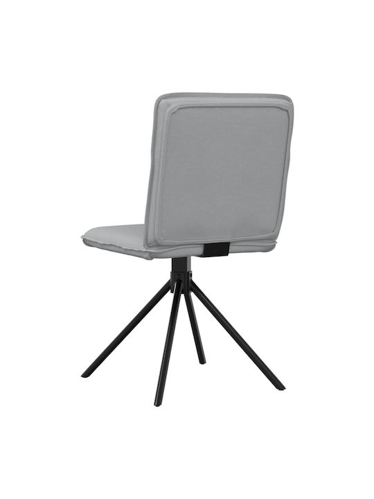 Scaune Sala de mese Gri deschis 2buc 46.5x53x84buc