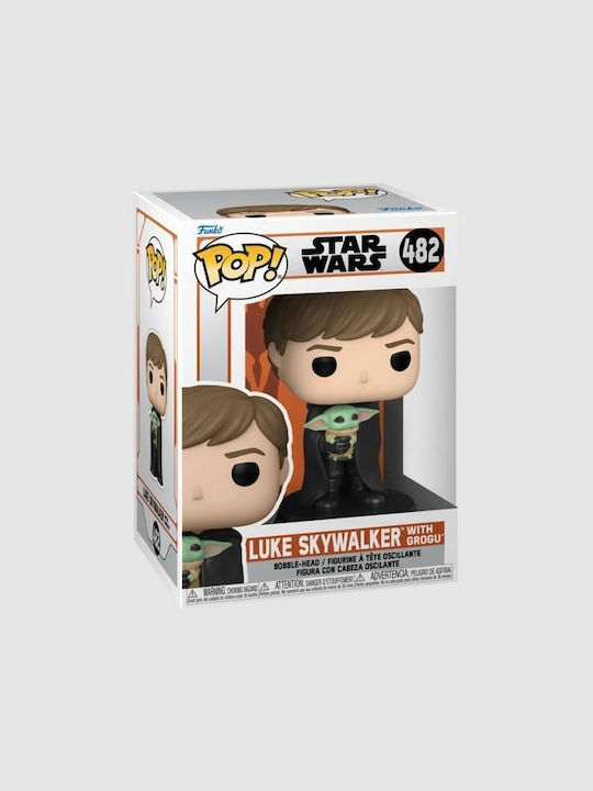 Funko Pop! Luke Skywalker with Grogu Bobble-Head