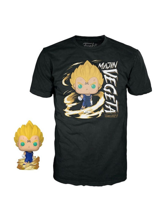 Funko Pop Tees Adult Dragon Ball Z Majin Vegeta Glows In Dark Vinyl Figure T-shirt L 889698726696 Funko Pop Tees Adult Dragon Ball Z Majin Vegeta Glows In Dark Vinyl Figure T-shirt L 889698726696