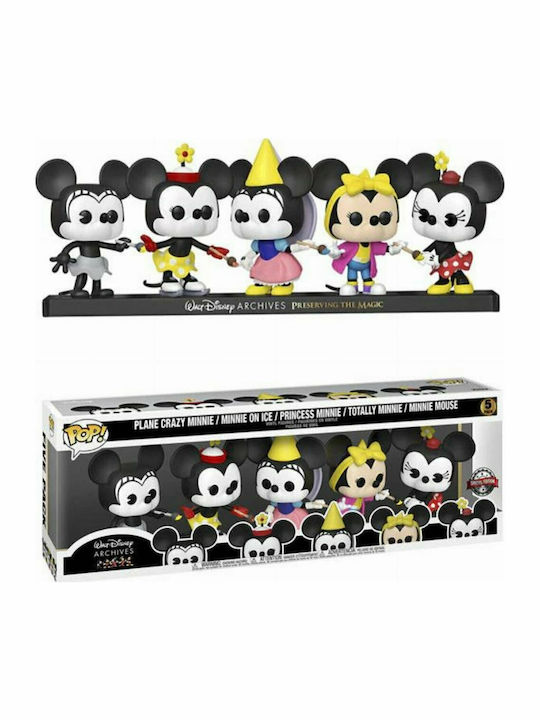 Funko Pop! Disney: Disney - Disney Archives - Plane Crazy Minnie / Minie on Ice / Princess Minnie / Totally Minie / Minnie Mouse 5-Pack Special Edition