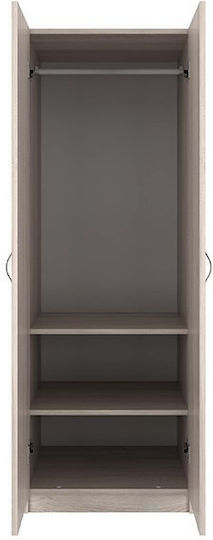 Δίφυλλη Ντουλάπα 60x45x170cm Καφέ Δίφυλλη Ντουλάπα 60x45x170cm Καφέ