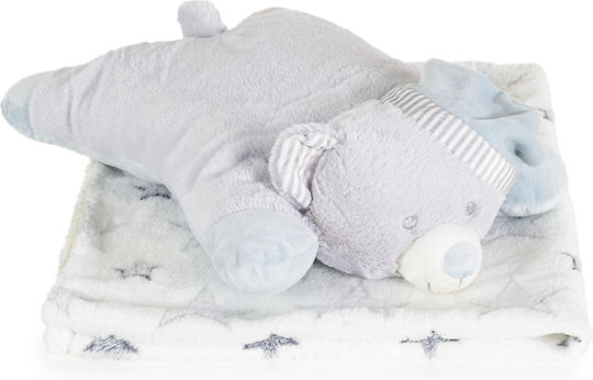 Cangaroo Babydecken Wickeltücher für Kinderzimmer Sleepy Bear mit Teddybär 70x95cm