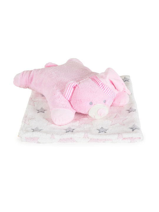 Cangaroo Blanket Pink with Animal