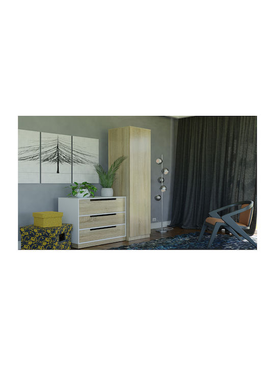 SON KPL Μονόφυλλη Ντουλάπα Oak 50x50x180cm