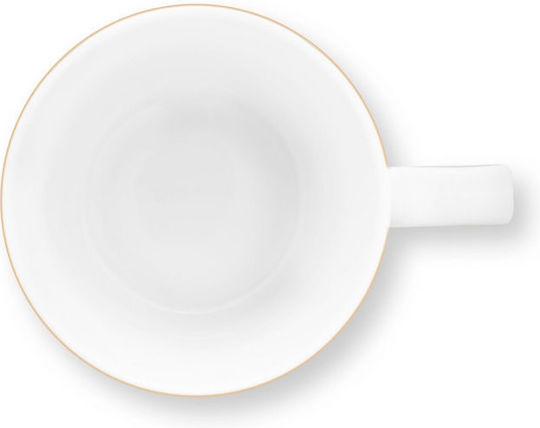 PiP Studio Love Birds Medallion Stripes Emerald-green Κούπα Κεραμική Πράσινη 250ml