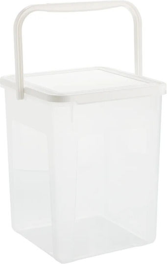 Rotho Babydesign Plastic Storage Box with Lid Transparent 23x23.5x27cm 1pcs