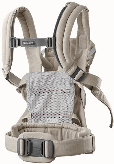 BabyBjorn Classic Carrier Harmony Woven Beige with Maximum Weight 15kg