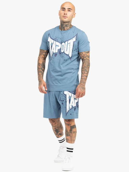 Σετ Κοντομάνικο Μπλουζάκι Σορτσάκι Tapout Dunlab Regular Fit Blue White Navy