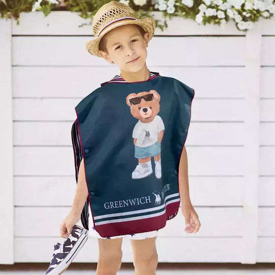 Kinder Strandponcho Bär 4042 Greenwich Polo Club