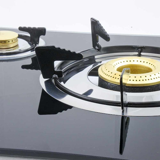 Bormann Elite BLG8500 Countertop Gas Burner Triple Black
