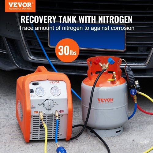 Vevor Δεξαμενή Ανάκτησης Ψυκτικού 30lb 400 Psi Y Βαλβίδα Lmhsgwfdk3014dzjgv0