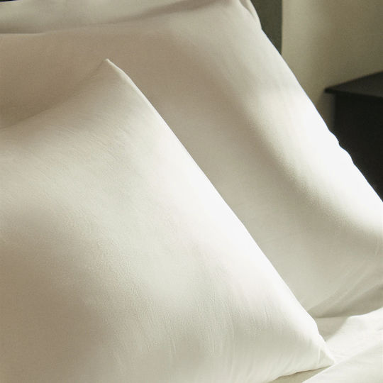 My Home Luxury Σετ 2 Μαξιλαροθήκες Ξενοδοχείου από Βαμβάκι & Πολυεστέρα 50x70εκ.