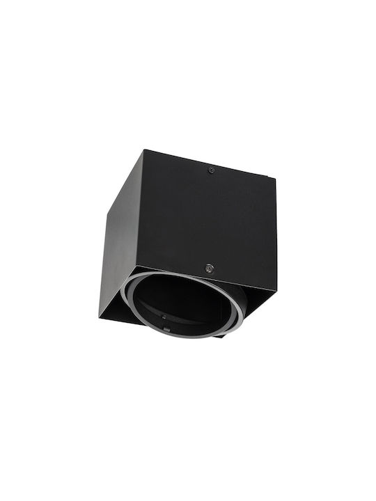 GloboStar Single Spot with Socket GU10 in Black Color