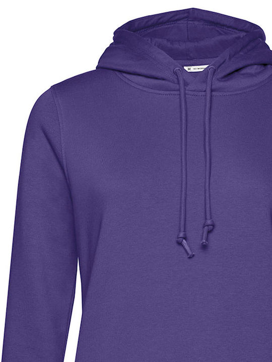 B&C Women's Long Sleeve Promotional Sweatshirt Radiant Purple