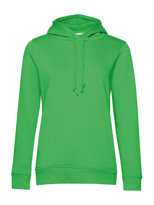 B&C Women's Long Sleeve Promotional Sweatshirt Apple Green