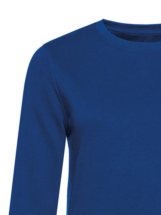 B&C Women's Long Sleeve Promotional Sweatshirt Royal