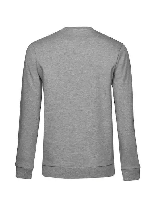 B&C Women's Long Sleeve Promotional Sweatshirt Heather grey