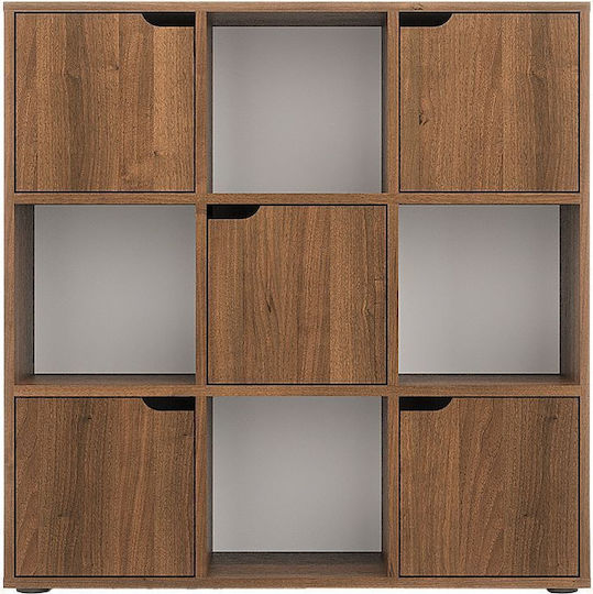 Bookcase Bookel Walnut 88.5x27.5x89.3cm