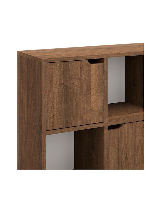 Βιβλιοθήκη Bookel Καρυδί 88.5x27.5x89.3εκ.