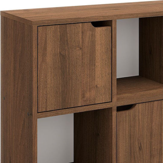 Bookcase Bookel Walnut 88.5x27.5x89.3cm