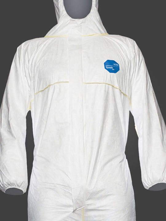 Avedo Dupont Tyvek 200 Easysafe Protective Suit Chemical Category III 00-white-white