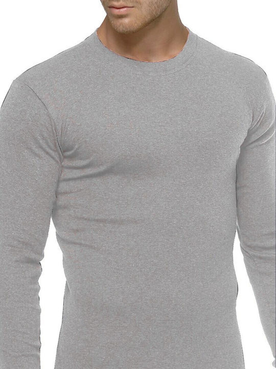 Helios Men's Undershirt Long-sleeved Light Grey