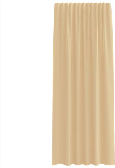 vidaXL Set Vorhänge mit Grommet Voile Beige 140x225cm