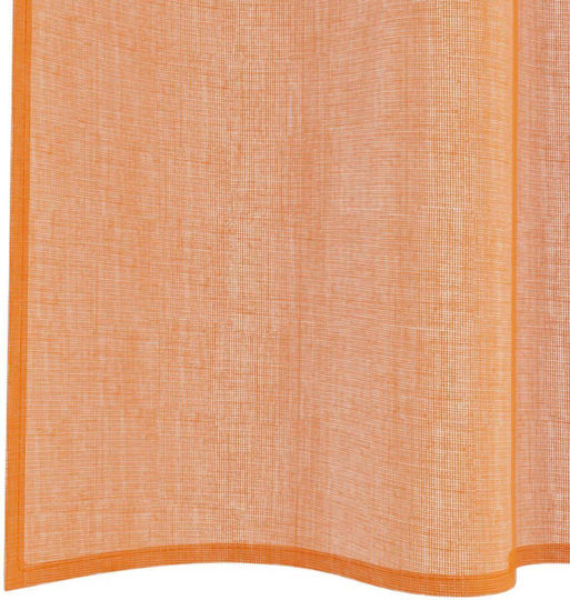 vidaXL Set Vorhänge mit Bleistiftfalten Orange 140x245cm
