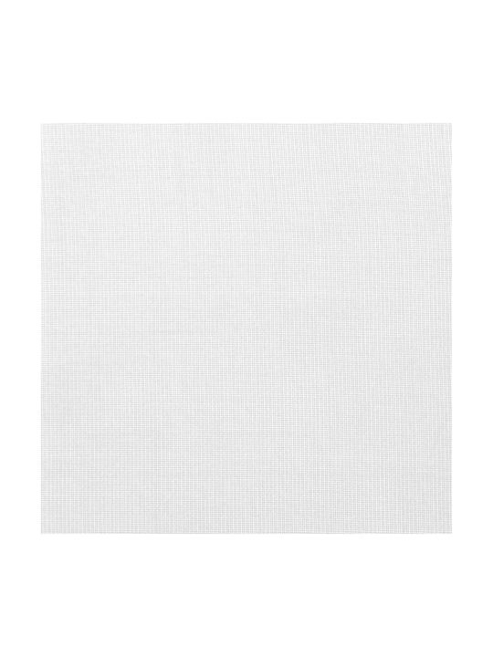 vidaXL Set Perdele Fereastra Cu Capse Albe 140x175cm