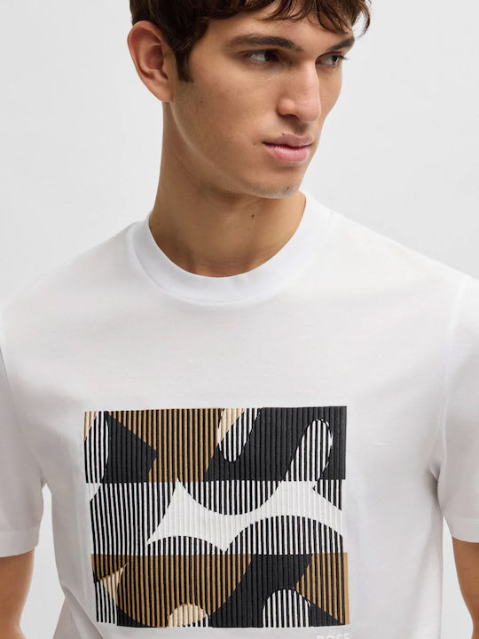 【BOSS】 Te Galaxy Tシャツ ホワイト Hugo Boss T-shirt White 50531862-100 | Skroutz.mt