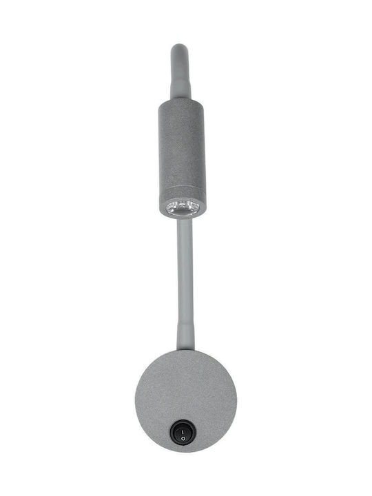 GloboStar Einzel LED Warmes Weiß Spot in Gray Farbe