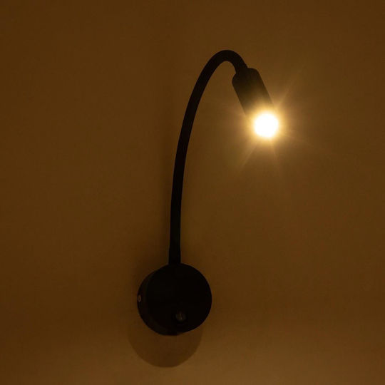 GloboStar Einzel LED Warmes Weiß Spot in Schwarz Farbe