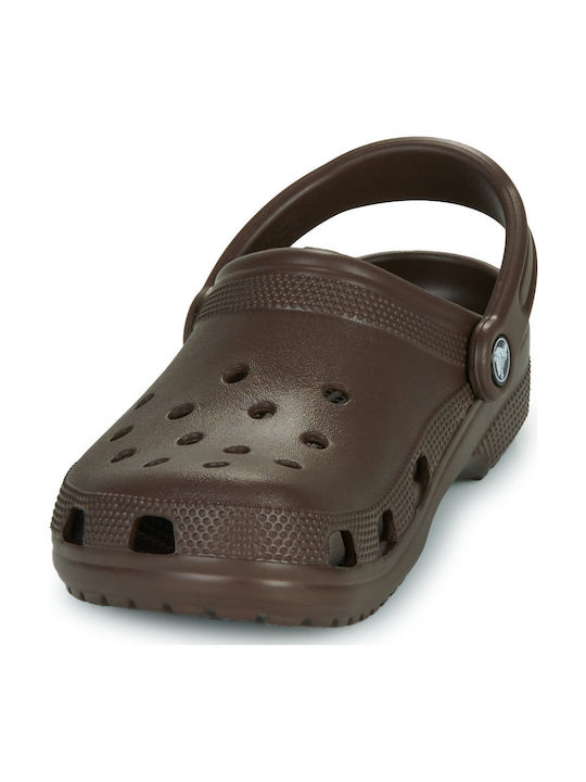 Crocs Classic Clog Σαμπό Καφέ