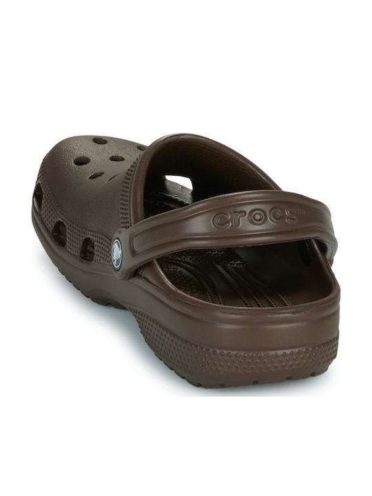 Crocs Classic Clog Σαμπό Καφέ