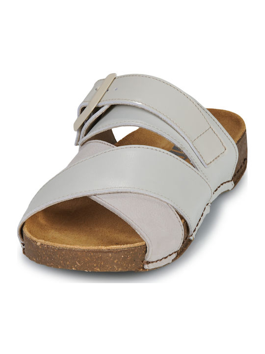 Sandale Casual Damă Alb