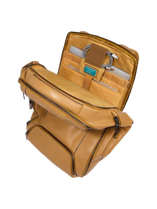 Piquadro Geantă Rucsacuri pentru laptop 15.6" în culoarea Galben
