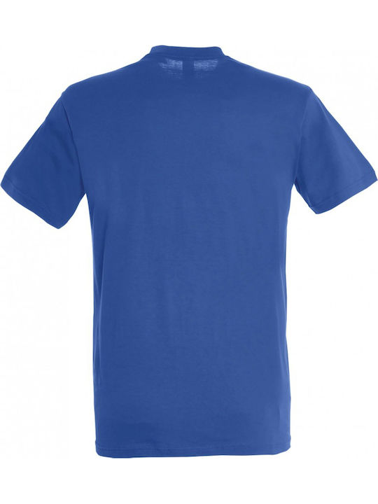 Herren Blaues Superman Logo T-Shirt Dp0244