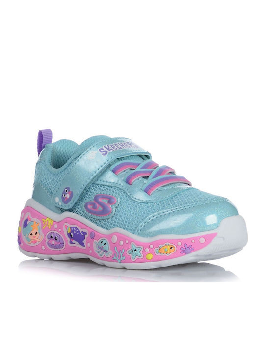 Παιδικά Sneakers με Σκρατς Τιρκουάζ