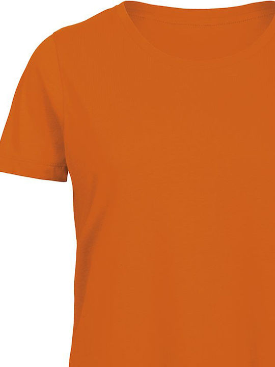 B&C Women Women's Short Sleeve Promotional T-Shirt Orange