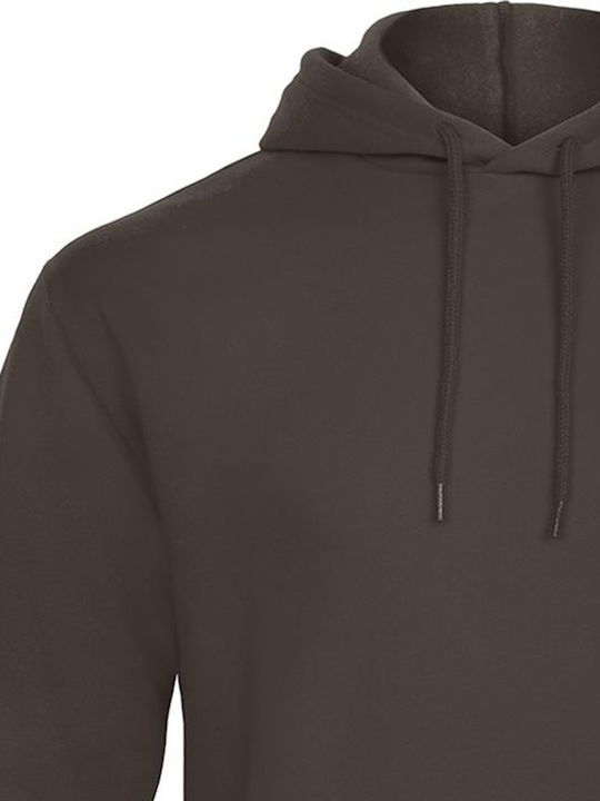 B&C Men's Long Sleeve Promotional Sweatshirt Brown B&C Men's Long Sleeve Promotional Sweatshirt Brown