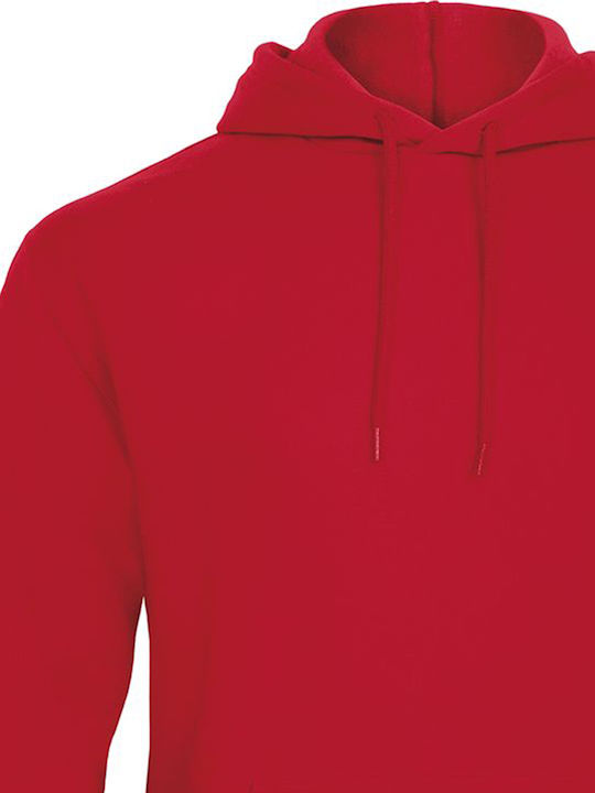 B&C Men's Long Sleeve Promotional Sweatshirt red